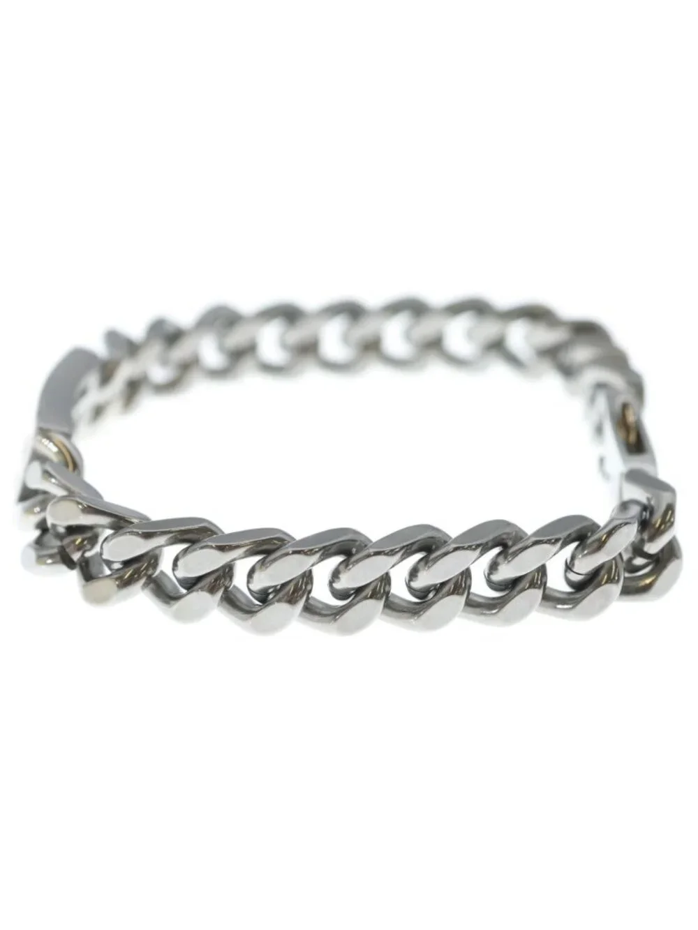 Fendi Baguette Chain Bracelet Silver